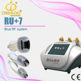 Portable Blue Radio Frequency Anti Wrinkle and Fat Dissolving Vacuum RF Beauty Equipment (RU+7)