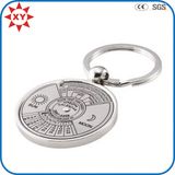 Zinc Alloy Free- Nickel Plating Calendar Key Chain