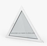 White Triangle Shape Panel Swing Window