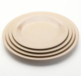 Rice Husk Fibre Tableware Round Plate