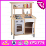2015 Pretend DIY Kids Wooden Toy Kitchen, Role Play Wooden Toy Kitchen Toy Set, Child Wooden Kitchen Set Toy for Christmas W10c154