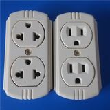 South America ABS 10/15A 125/250V Wall Socket (W-019)