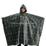 Camping Nylon PU Camouflage Poncho