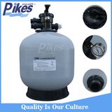 Vertical Fiberglass Grey Sand Filter with Black Valve