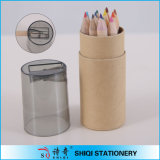 2015 School Supply Multi Color Wood Pencil Set with Ruler Eraser