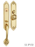 Luxury Antique Brass Villa Door Handle Lock (53)