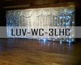 RGB 3in1 LED Star Cloth Decoration on Wedding