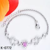 925 Silver Cubic Zirconia Jewellery Bracelets (K-0772)
