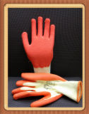 Latex Crinkled Work Glove Hylc003