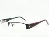 Classic Metal Optical Eyeglass Half Frame Boutique Eyewear