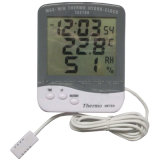 Hygro & Temperature Meter with Aclock (TA218A)