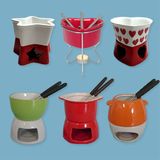 Ceramic Chocolate Fondue Set (ZY090421T)