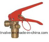 Brass CO2 Fire Extinguisher Valve Pz27.8 with Safety Device