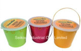 Color Painted Citronella Bucket Candle with Handle (SK8076)