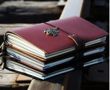 Genuine Leather Midori Journal Notebook for Travel, Cow Leather Notebook
