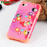 Silicon and Plastic 3D Sublimation Cell Phone Case (PIP4-L)