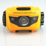 3*AAA Lr03 Battery Plastic 3 LED Hot Sale Headlamp