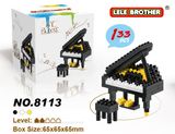 Lele Brother Nano Block Diamond Block Music Instrument Piano ABS Building Block