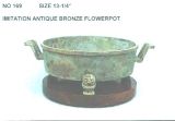 Antique Bronze Flowerpot (No.169)