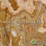 J125 Mysterious Onyx Tile and Slab with Cross Cut for Wall Background, Table, Desk