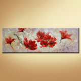 Canvas Flower Oil Painting (F-008)