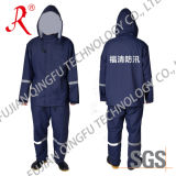 Waterproof Suit/ Raincoat with PU White Coating (QF-009)
