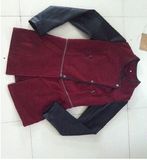 Wool +PU Jacket