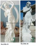 Granite, Marble Carving Sculpture. Character Figure Statues (YKCSL-12)