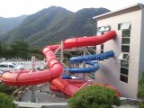 Large Outdoor Amusement Park Water Slides