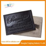 High Quality Embossed Fashion Leather Label