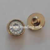 Hanging Plating Alloy Rivet with Glass Stone (RV00425)