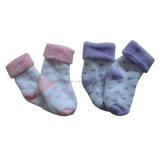 Full Terry Baby Cotton Socks with Turn Over Welt Bs-79