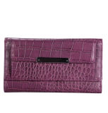 Purple Elegant Ladies Leather Wallet From China (WA5035)