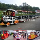 Professional Fwulong Electric Trackless Tourist Train for Sale