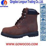 Suede Leather Rubber Soled Safety Work Footear (GWRU-JG004)