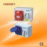 Socket with Interlock Switch, Industrial Plug & Socket