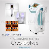Vacuum Liposuction Cryolipolysis Beauty Salon Equipment with 4 Handpieces Work at The Same Time
