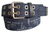 Fashion Fabric Belt with Double Cirle