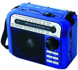 Multifunction Radio with Flashlight and USB/SD