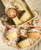 Miniature Cup Cake Key Ring Premium Gifts
