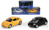 1: 28 Die Cast Car, Metal Car, Toy Car, 4 Door Open, Pull Back, with Light and Sound--