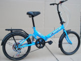 Blue Color Folding Bicycle Made in China (AFT-FB-003)