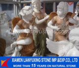 Yellow Marble Carving for Garden Decoration