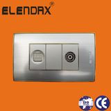 American Standard TV Socket with Tel Socket (AL2078F)