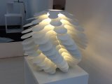 Modern Ivory PMMA Aluminium Table Lamp (2215TX)