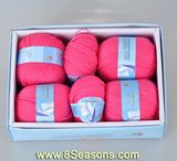 New Warm Soft Wool Yarn Knitting Fuchsia 2mm (1/8