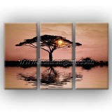 Sunset Modern Landscape/Scenery Oil Painting (KLLA3-0104)