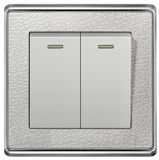 2 Gang Double Pole Control Wall Switch