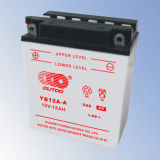 Yb12A-a, Flood Lead Acid Battery for Motorcycle with 12V Voltage and 12ah Capacity