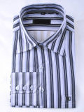 Business Men Stripe Blouse Men's Dress Shirts (1837)
